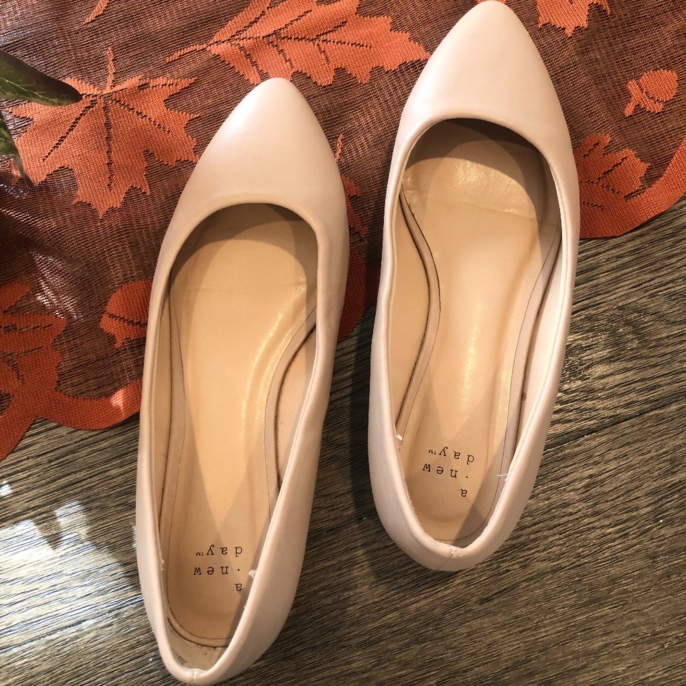 A New Day Women’s Pointed Light Pink Flats